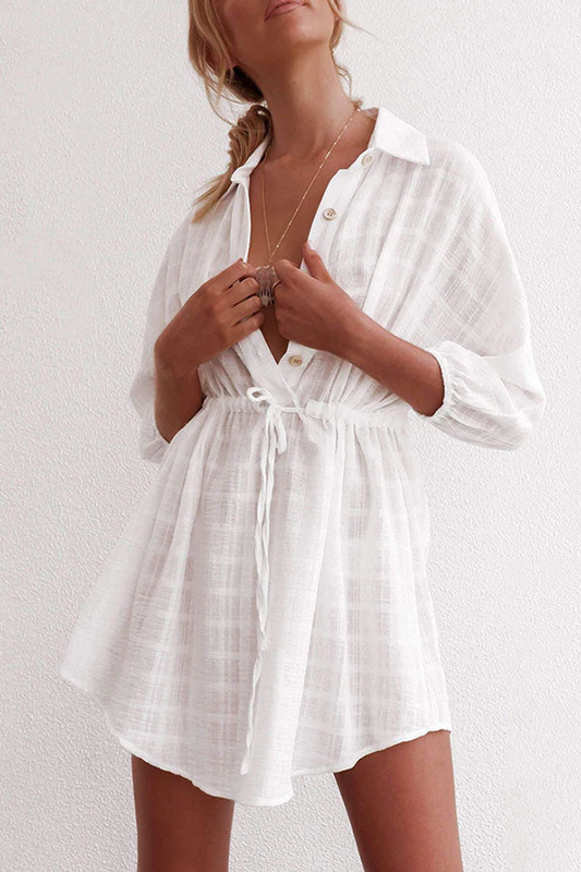 Single Breasted Chapel Train Sexy Hot Holiday Beach Dress (Strandkleid mit einer Brust)