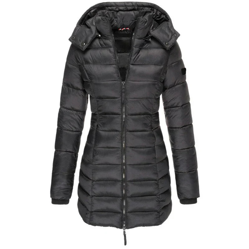 Zara | Schicke und bequeme Daunenjacke mit Kapuze für Damen