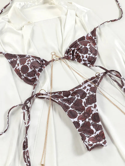 SoSoof - Brasilianischer Bikini mit Kettendetail
