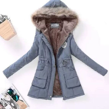 Trendiger, warmer und anpassungsfähiger Wintermantel für Damen