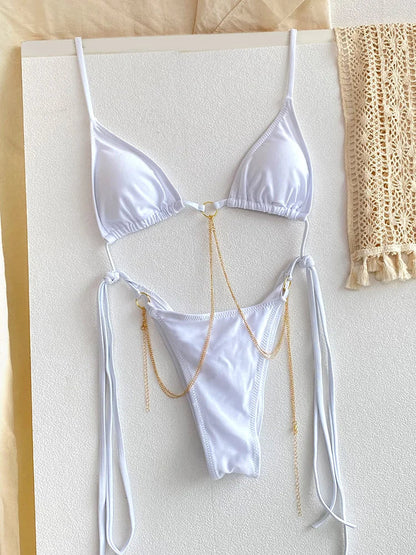 SoSoof - Brasilianischer Bikini mit Kettendetail
