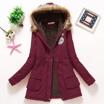 Trendiger, warmer und anpassungsfähiger Wintermantel für Damen