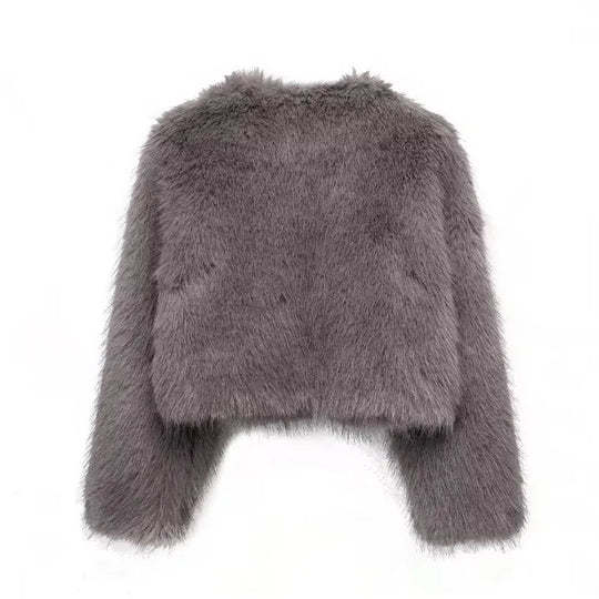 Harietta - Schicke flauschige Jacke für Frauen