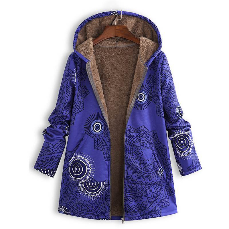 Vintage gemusterte Jacke