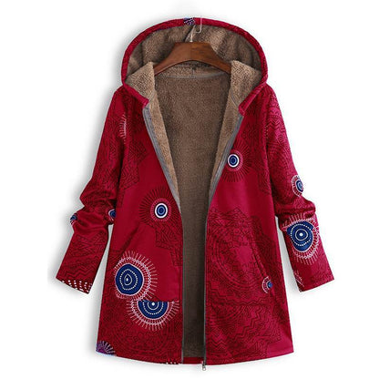 Vintage gemusterte Jacke