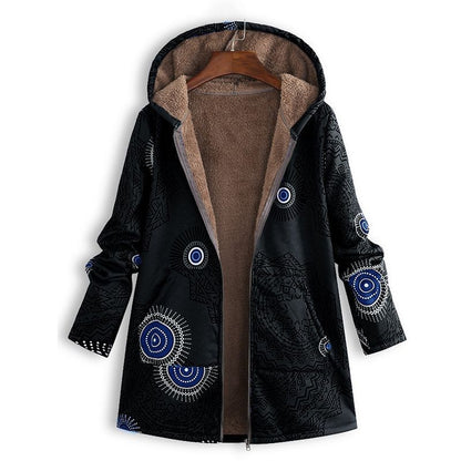 Vintage gemusterte Jacke