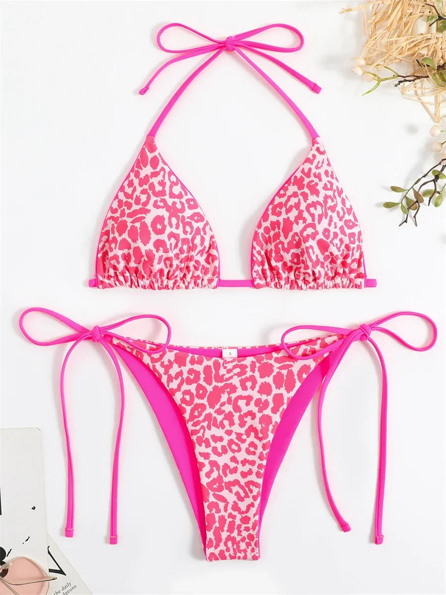 SoSoof - Brasilianischer Bikini mit Leopardenmuster
