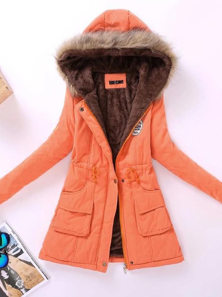 Trendiger, warmer und anpassungsfähiger Wintermantel für Damen