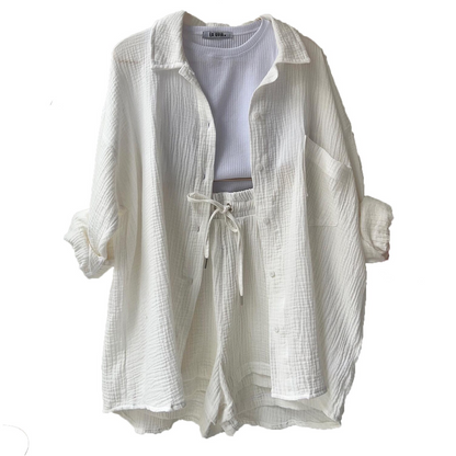 Meris - Lässiges Baumwoll-Sommer-Set