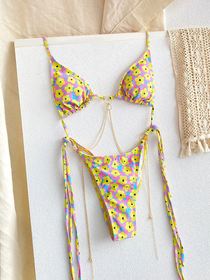 SoSoof - Brasilianischer Bikini mit Kettendetail