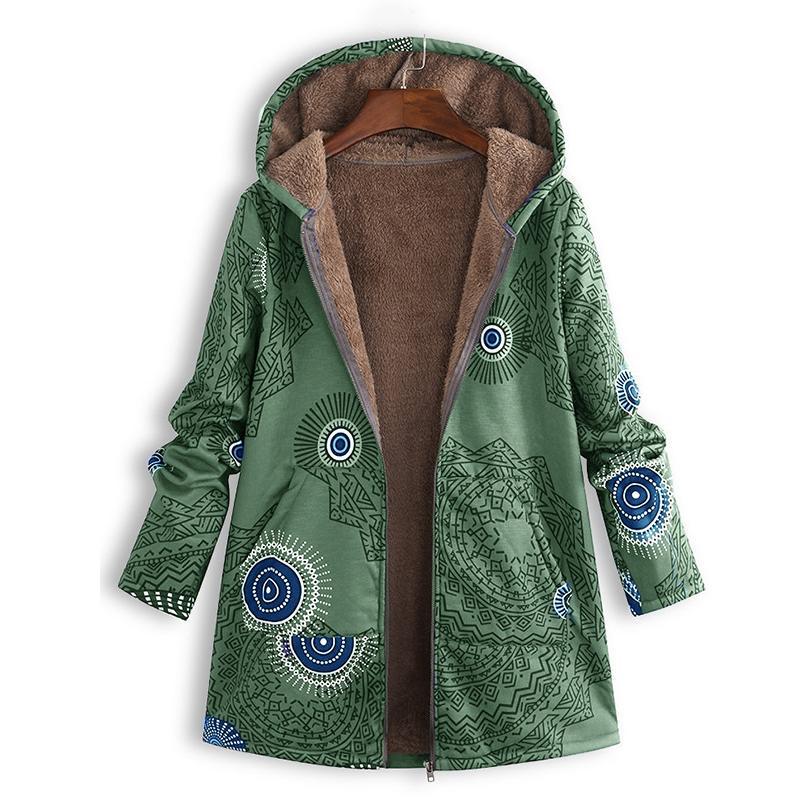 Vintage gemusterte Jacke