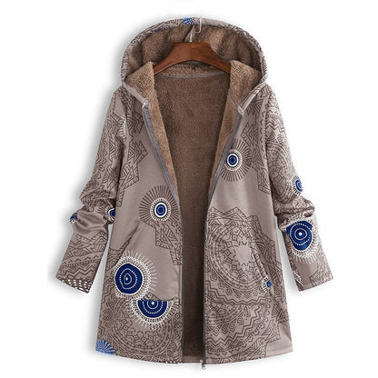 Vintage gemusterte Jacke