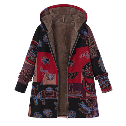 Vintage gemusterte Jacke