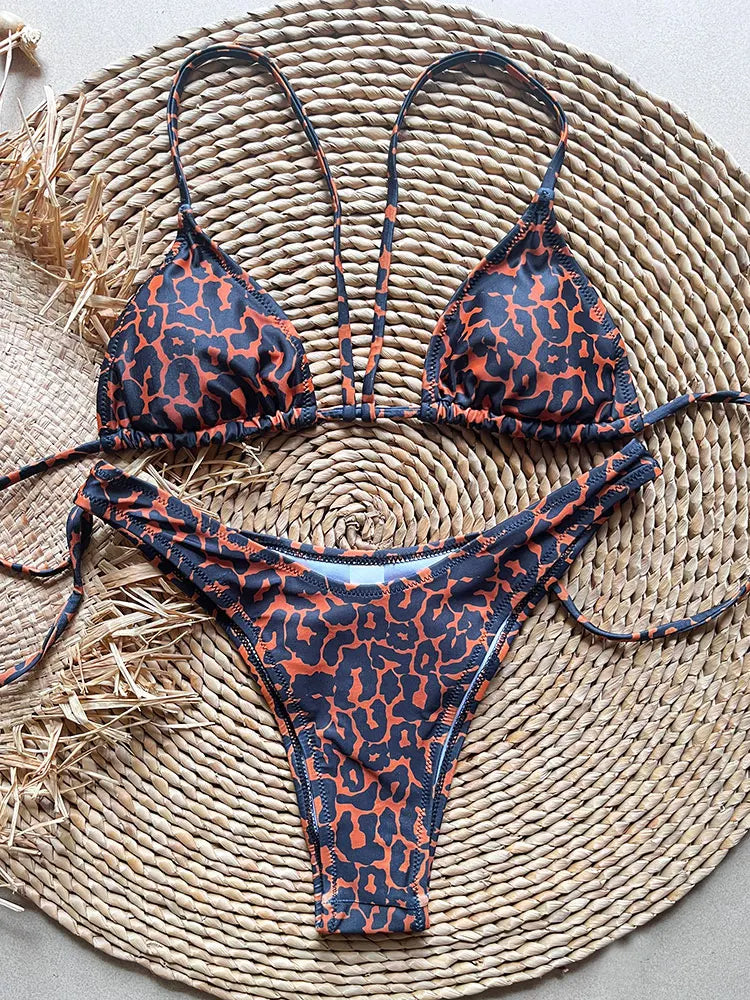 SoSoof - Brasilianischer Bikini mit Blumendruck
