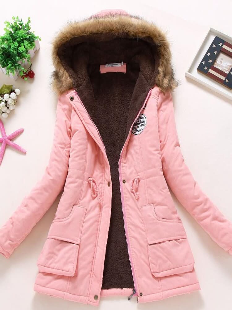 Trendiger, warmer und anpassungsfähiger Wintermantel für Damen
