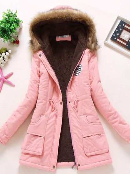 Trendiger, warmer und anpassungsfähiger Wintermantel für Damen