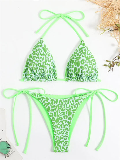 SoSoof - Brasilianischer Bikini mit Leopardenmuster