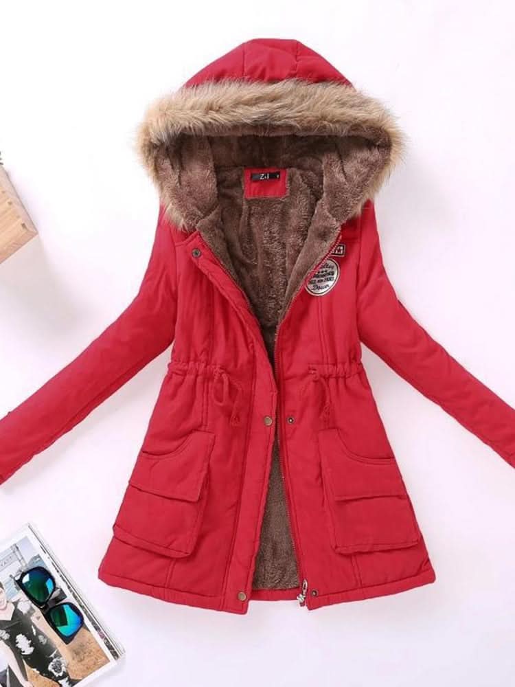 Trendiger, warmer und anpassungsfähiger Wintermantel für Damen
