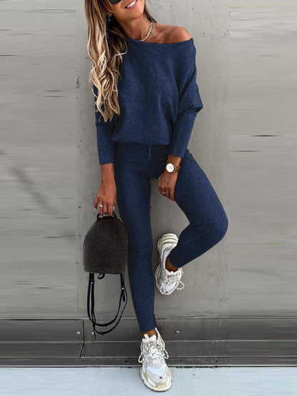 Isabella - Set aus Strickpullover und Skinny Hose für Frauen