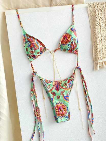 SoSoof - Brasilianischer Bikini mit Kettendetail