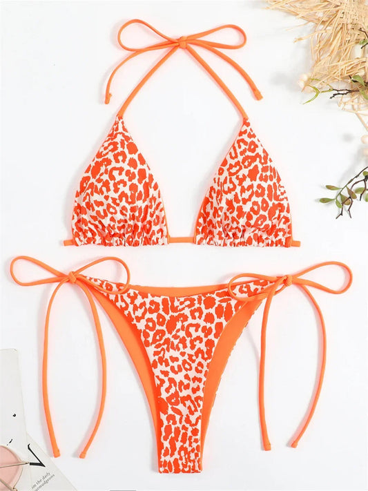 SoSoof - Brasilianischer Bikini mit Leopardenmuster