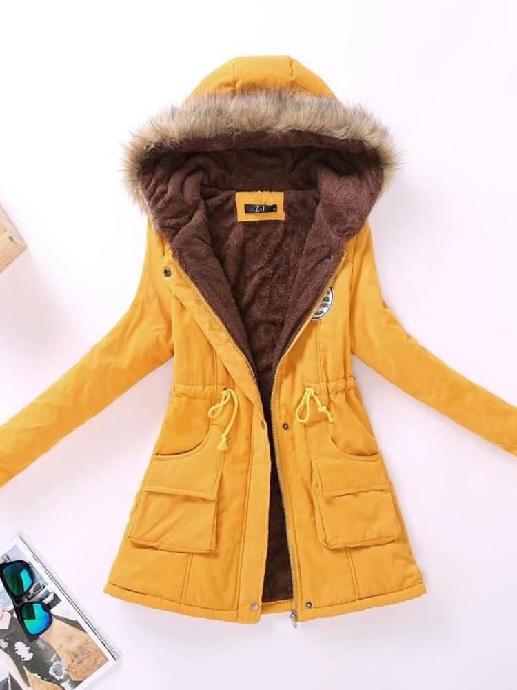 Trendiger, warmer und anpassungsfähiger Wintermantel für Damen