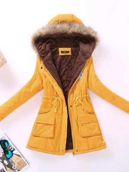 Trendiger, warmer und anpassungsfähiger Wintermantel für Damen
