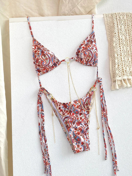 SoSoof - Brasilianischer Bikini mit Kettendetail