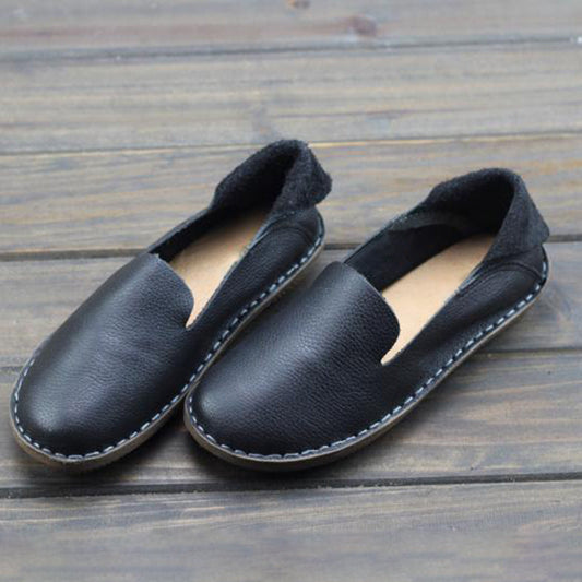 Obere Schicht Leder Casual für Frauen