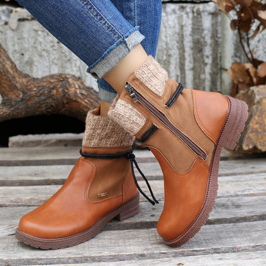 Demi - Stylische Schlupfstiefel aus Leder