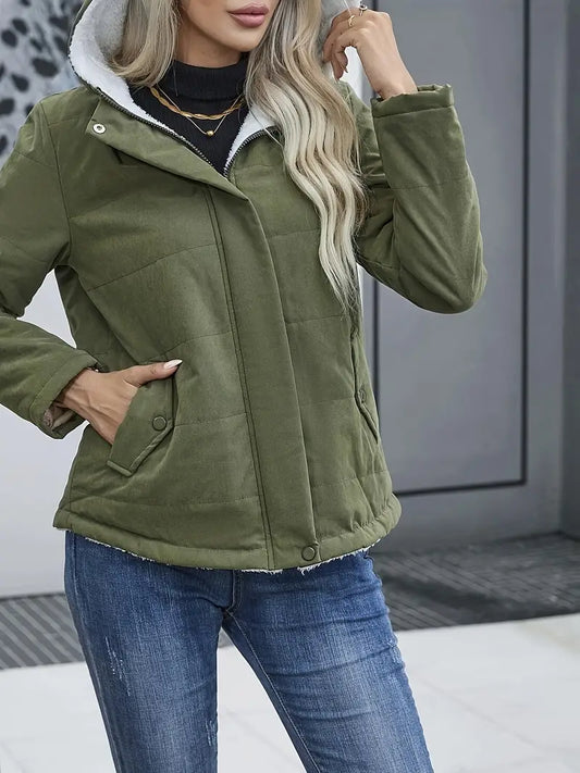 – Gesteppte Jacke mit Reißverschluss vorne