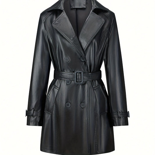 Elin | Zweireihig geschnittener Trenchcoat im Vintage-Stil