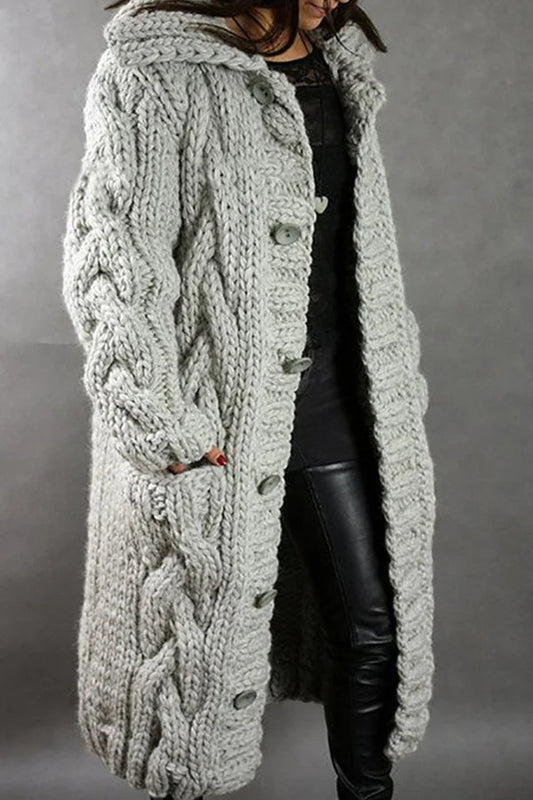 Miriam - Neue Weste in großen Größen Typ Strickjacke