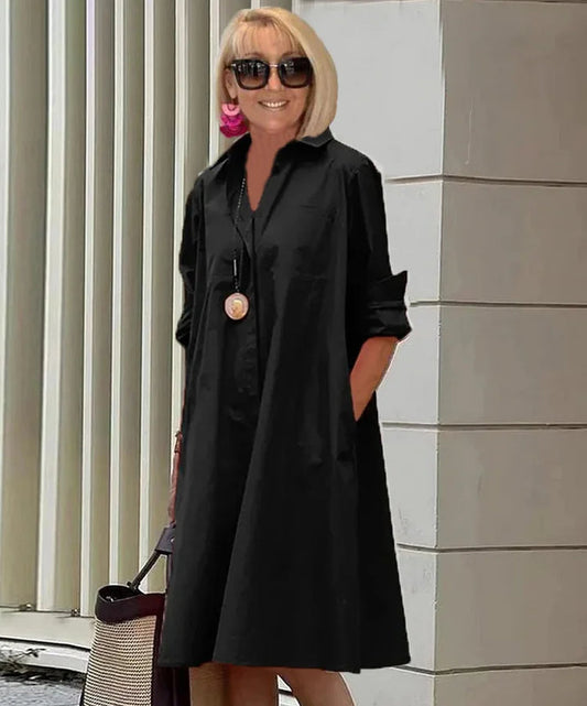 Sophisticated Shirt Dress in elegantem Stil für Damen