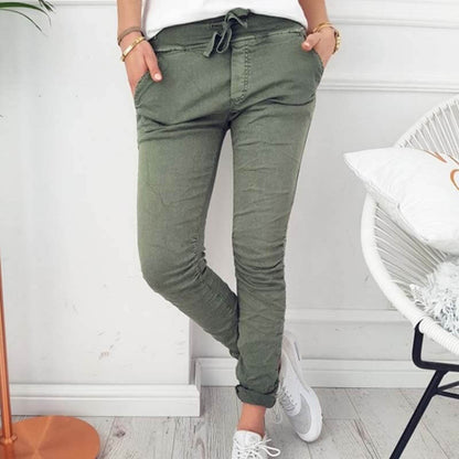 Nadine - Leichte Freizeithose mit elastischem Bund für Frauen