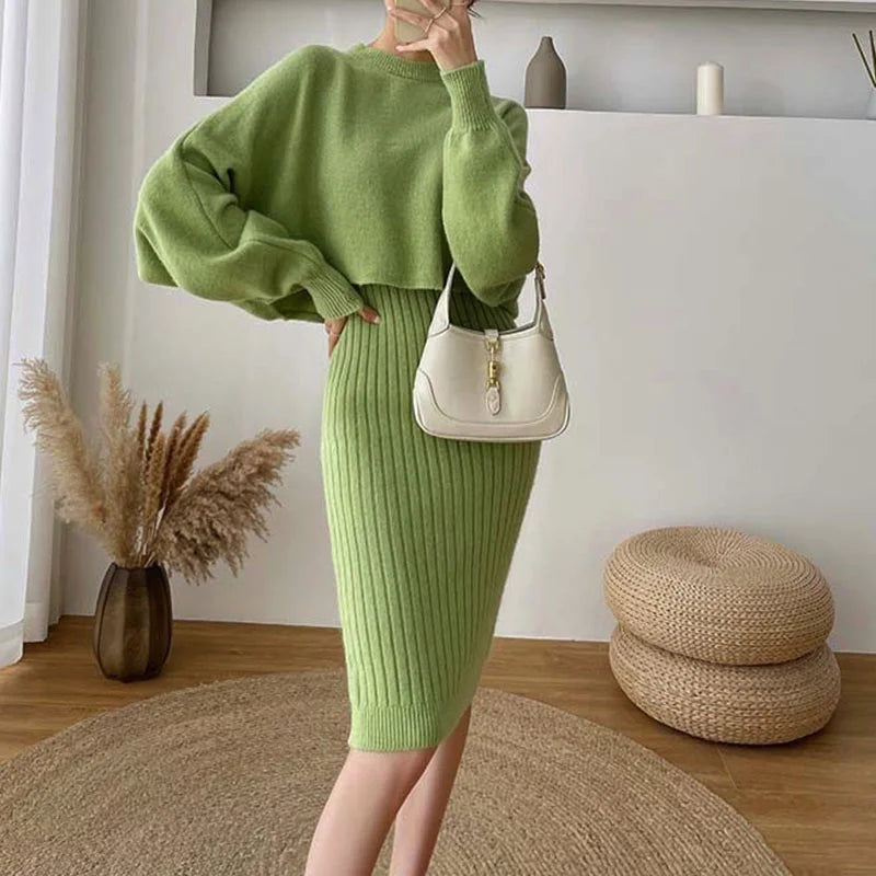 Keshi - Modisches zweiteiliges Kleid mit Hosenträgern