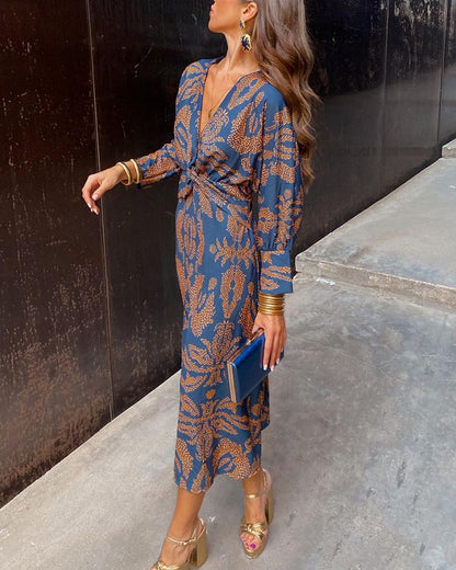 Elegantes Kleid mit Print