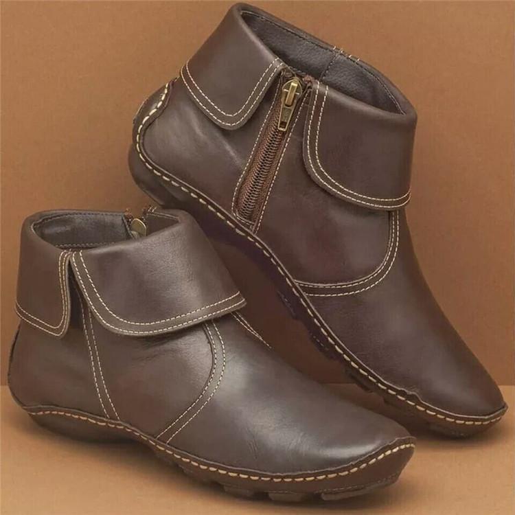 Martina - Stiefel mit seitlichem Federreißverschluss