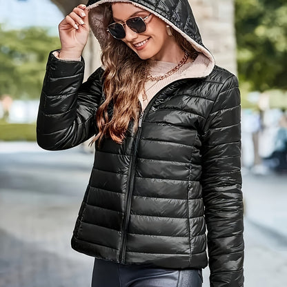 Nina | Warm gesteppte Kapuzenjacke