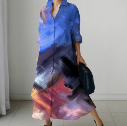 Marilyn - Elegantes Hemdblusenkleid für Frauen