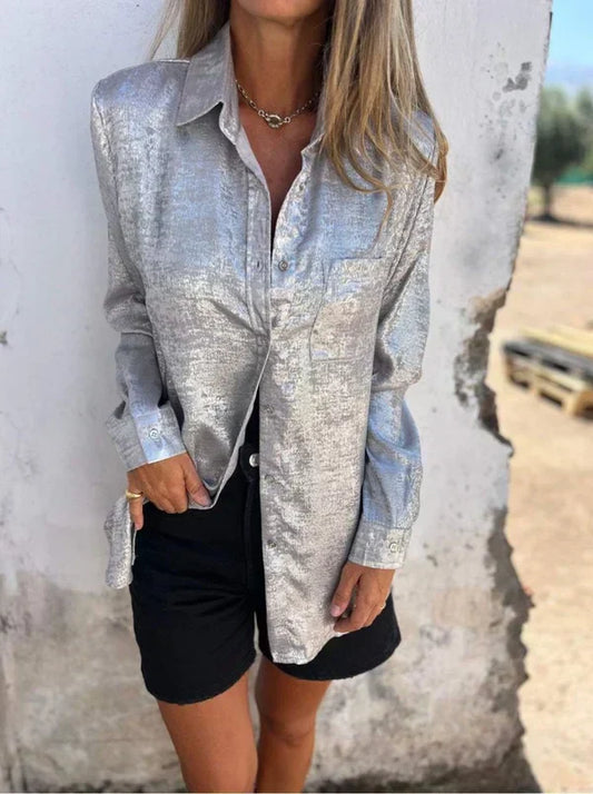 Zoena - Elegantes Hemd aus Wildleder