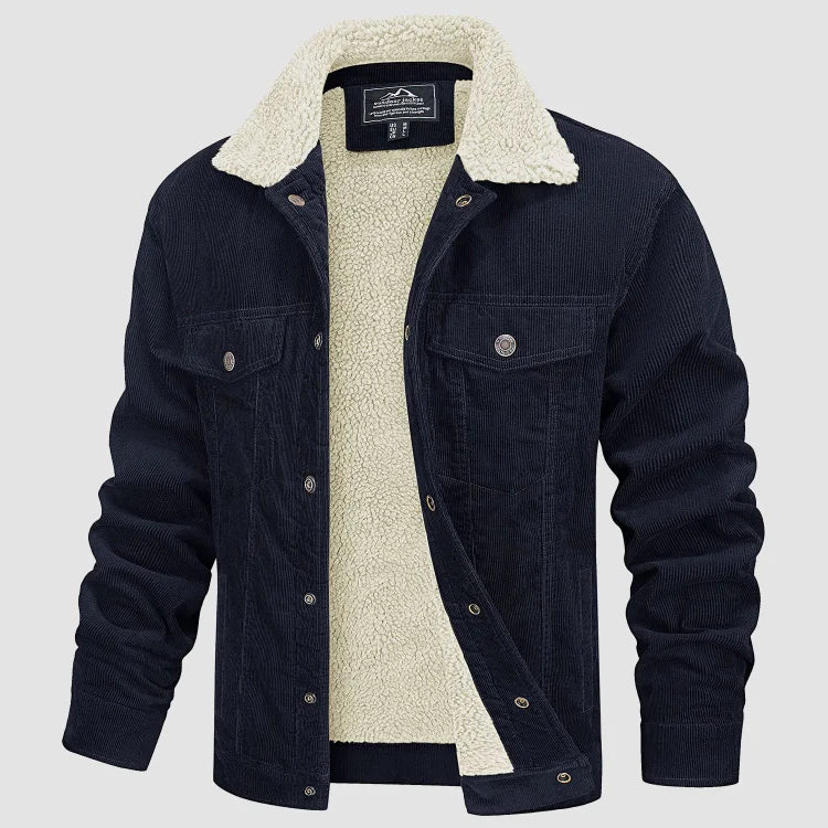 Peter - trendige Cordjacke für Männer