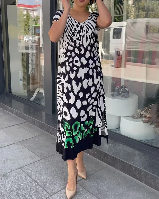 Kleid mit kurzen Ärmeln