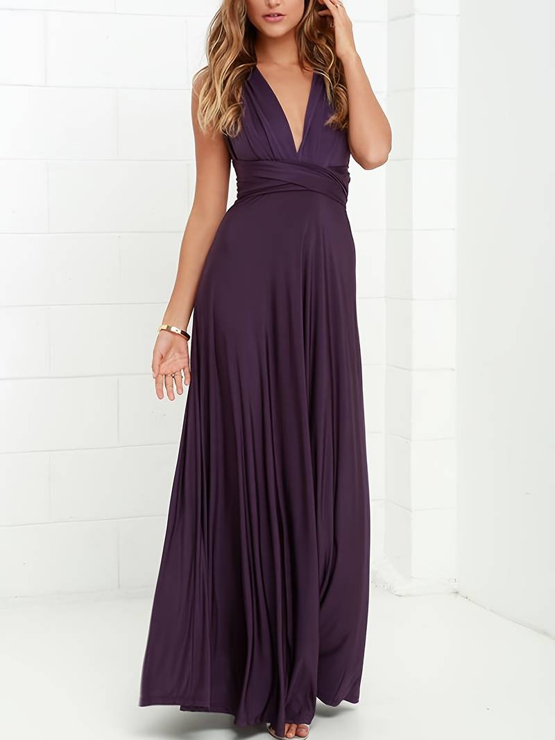 Elise - Langes Kleid Stylisiert Convertible