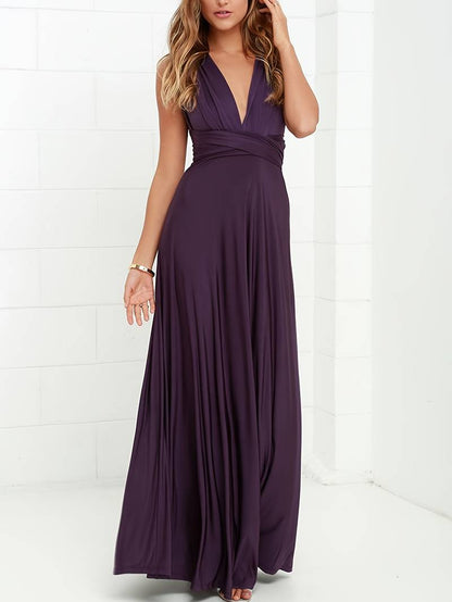 Elise - Langes Kleid Stylisiert Convertible
