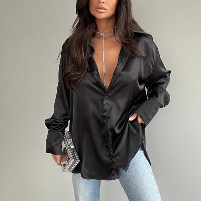 Arabella - Satinbluse