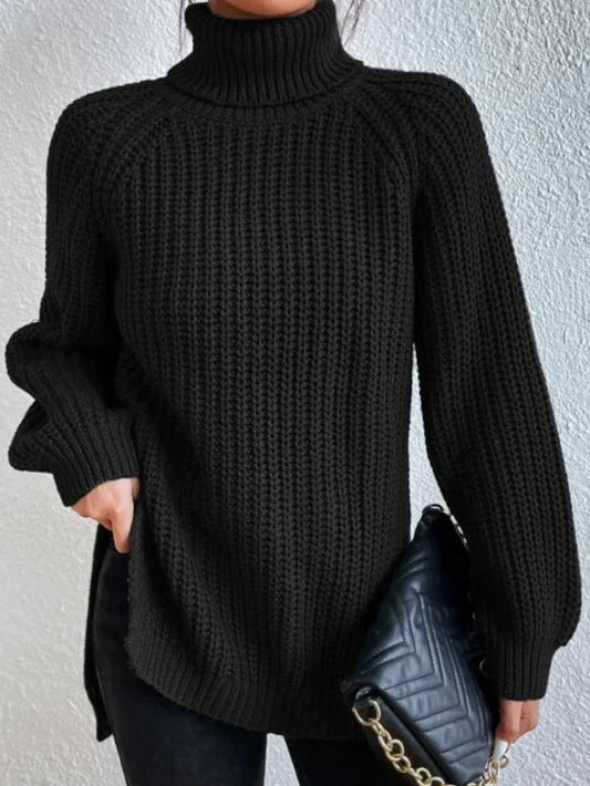 Warmer Damen-Rollkragenpullover