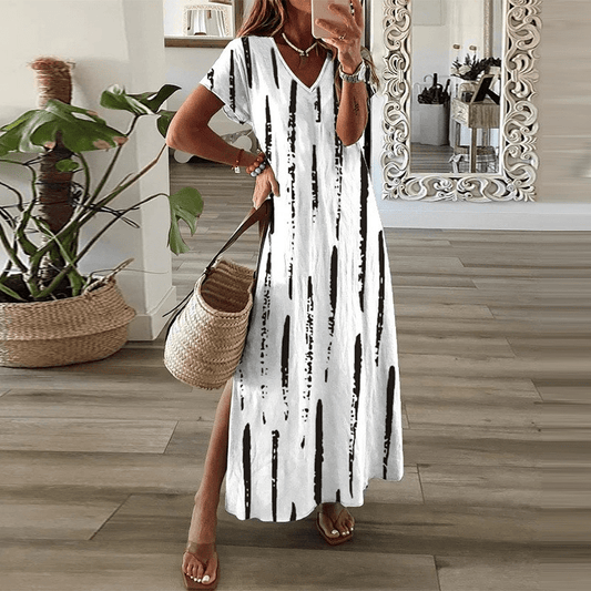 - Elegantes weißes Kleid