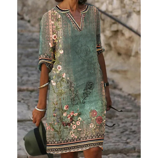 Stilvolles Sommerkleid mit moderner Eleganz
