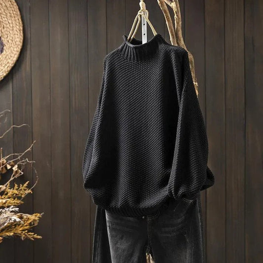 Damen-Rollkragenpullover aus Strick
